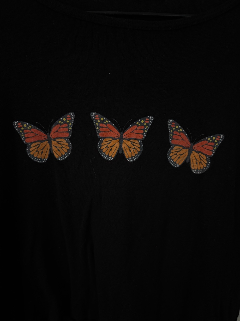 Butterfly Longsleeve Ribbed Top - Picture 3 of 5